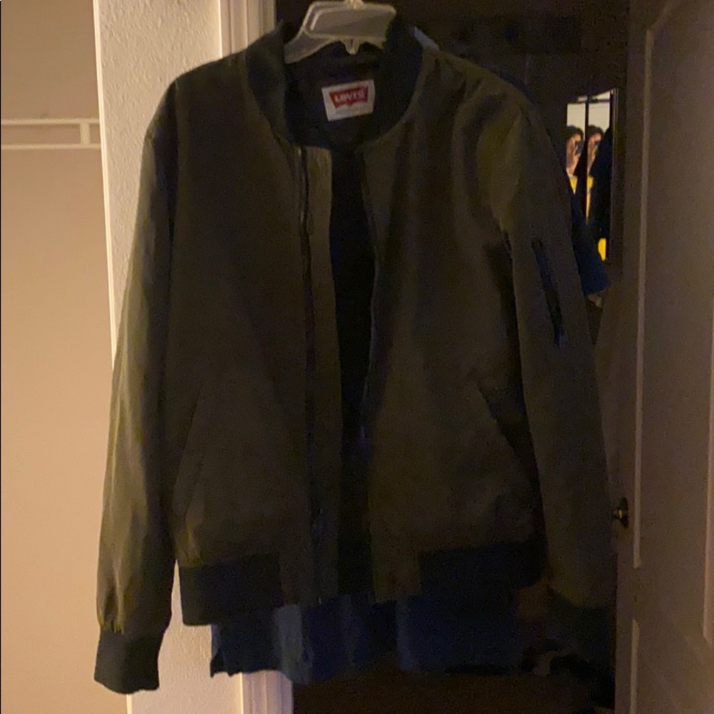Levi’s Olive Bomber Jacket